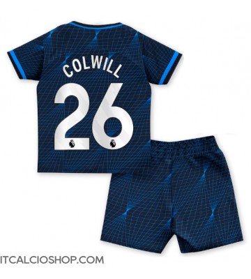 Chelsea Levi Colwill #26 Seconda Maglia Bambino 2023-24 Manica Corta (+ Pantaloni corti)